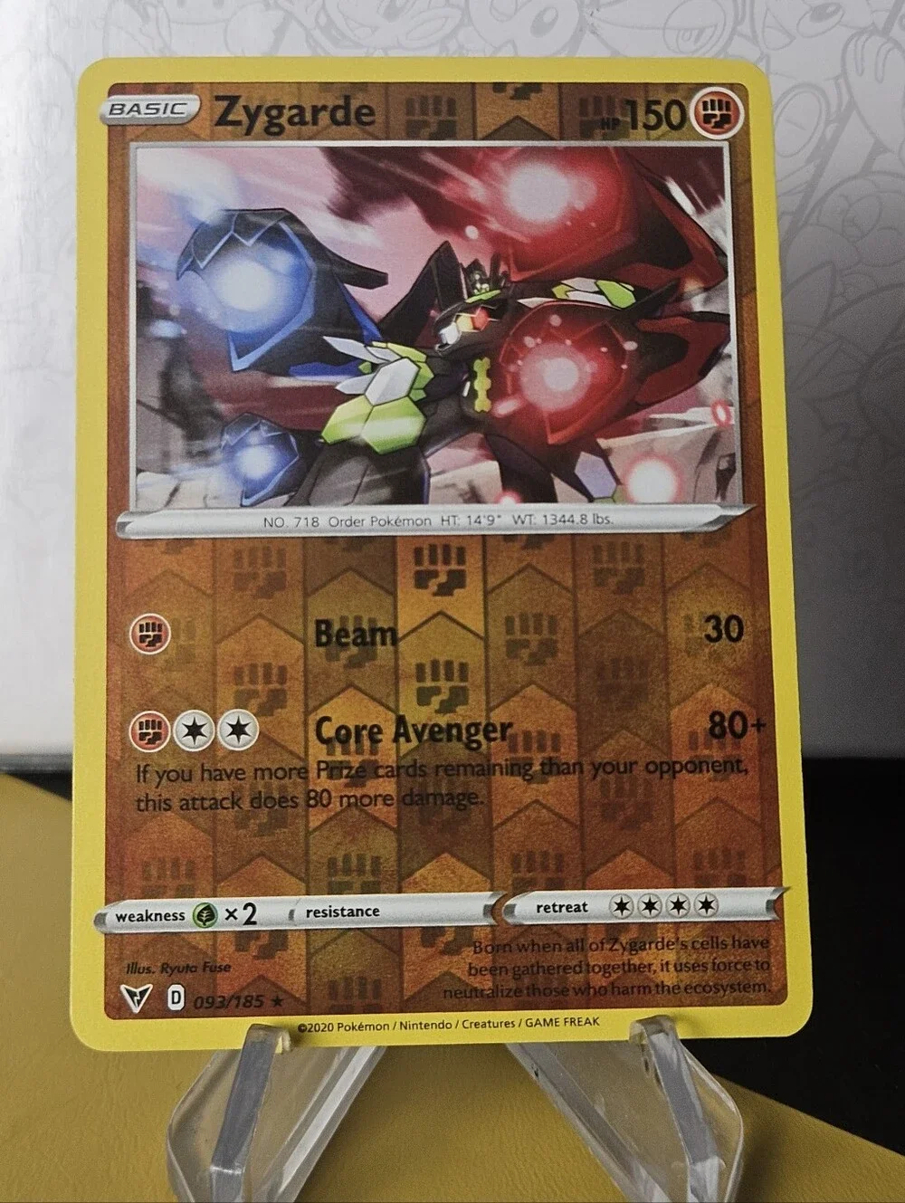 Zygarde 093/185 Pokemon TCG Reverse Holo Rare